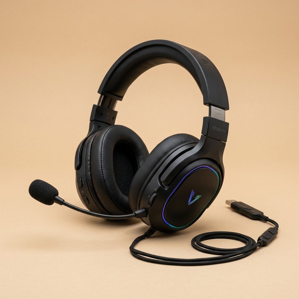 Casque gamer RGB
